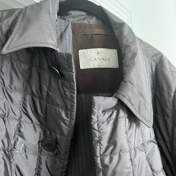 New Black Canali Light Weight Water Resistant Jacket - Picture 3 of 4